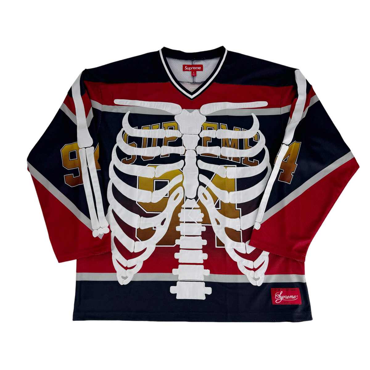 supreme Bones Hockey Jersey Multicolor