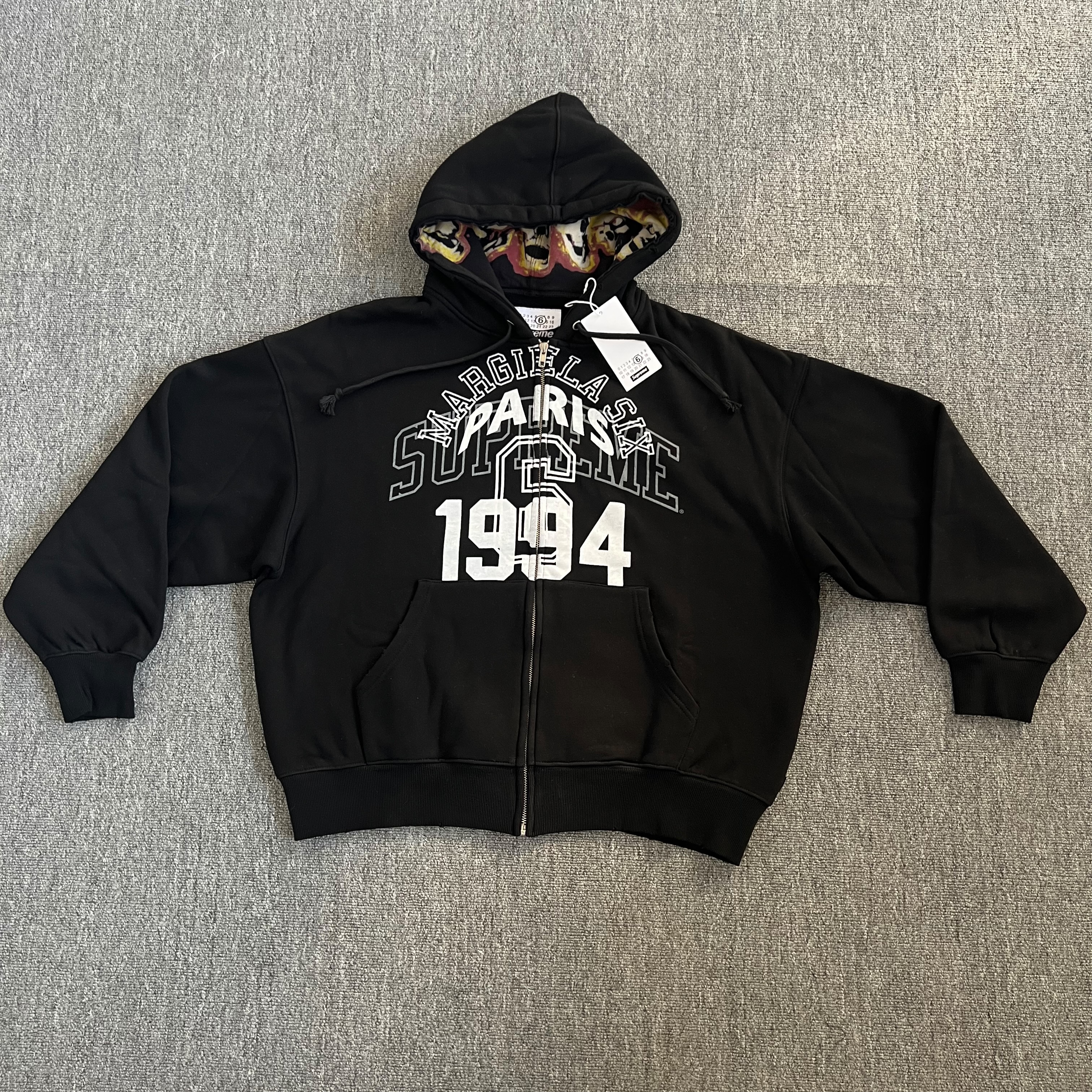 Supreme MM6 zip up hoodie