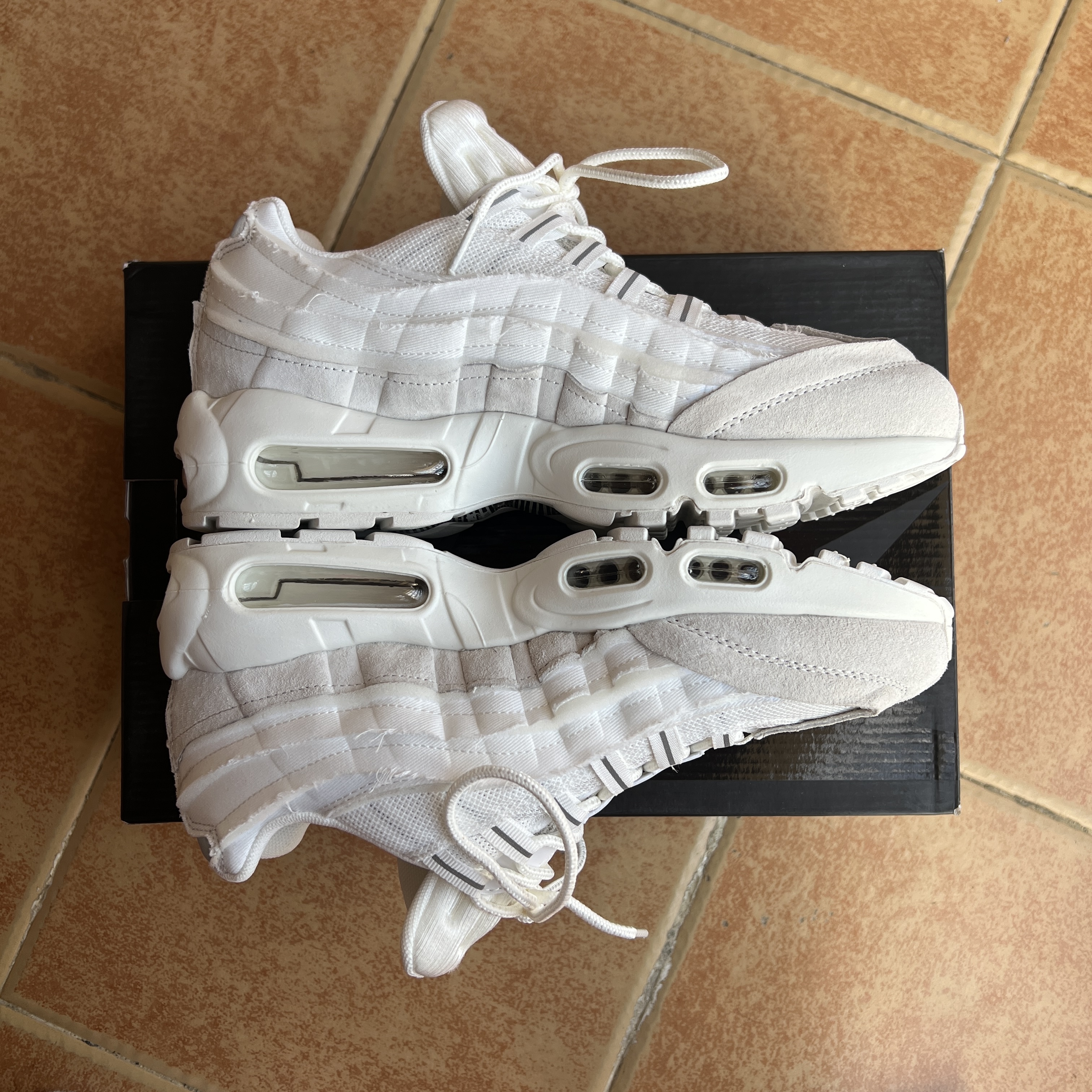 CDG x 95 Shoes Full White