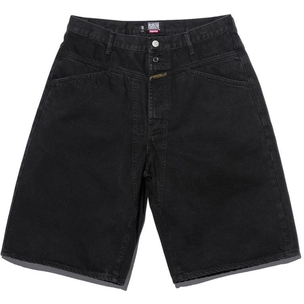 Sup FG X-Seam Baggy Denim Short(black)