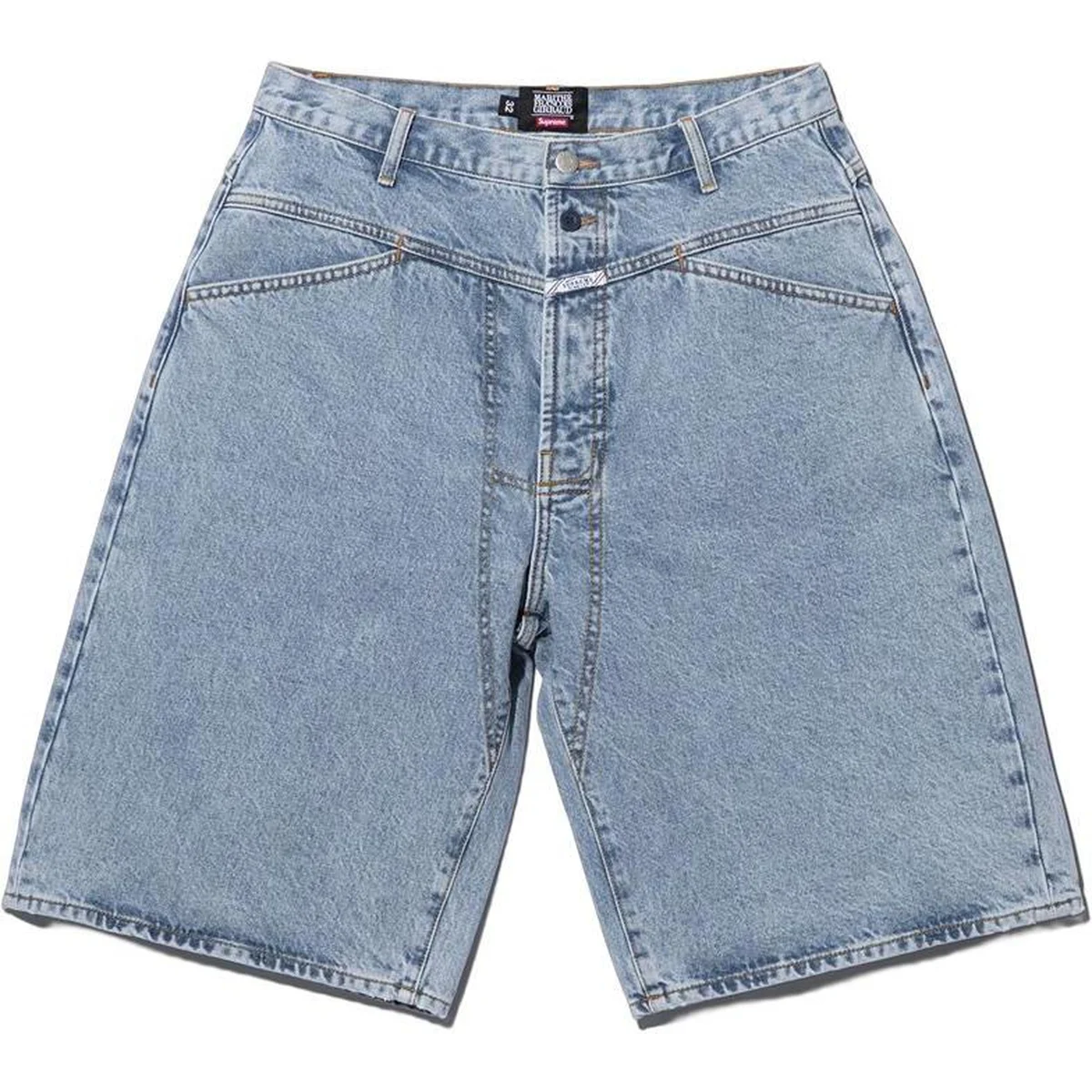 Sup FG X-Seam Baggy Denim Short (Light Blue)