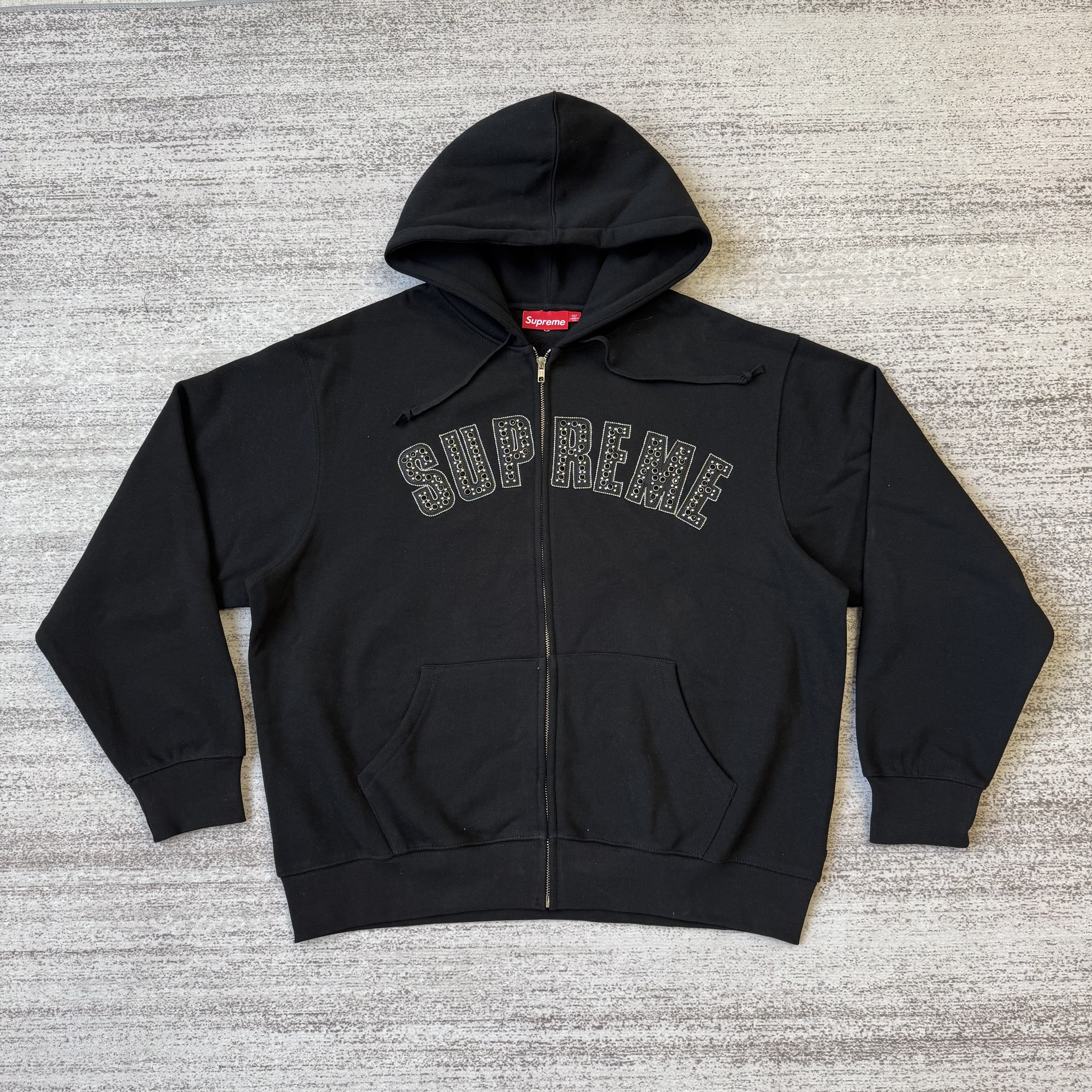 Sup bb simons zip up hoodie(black)