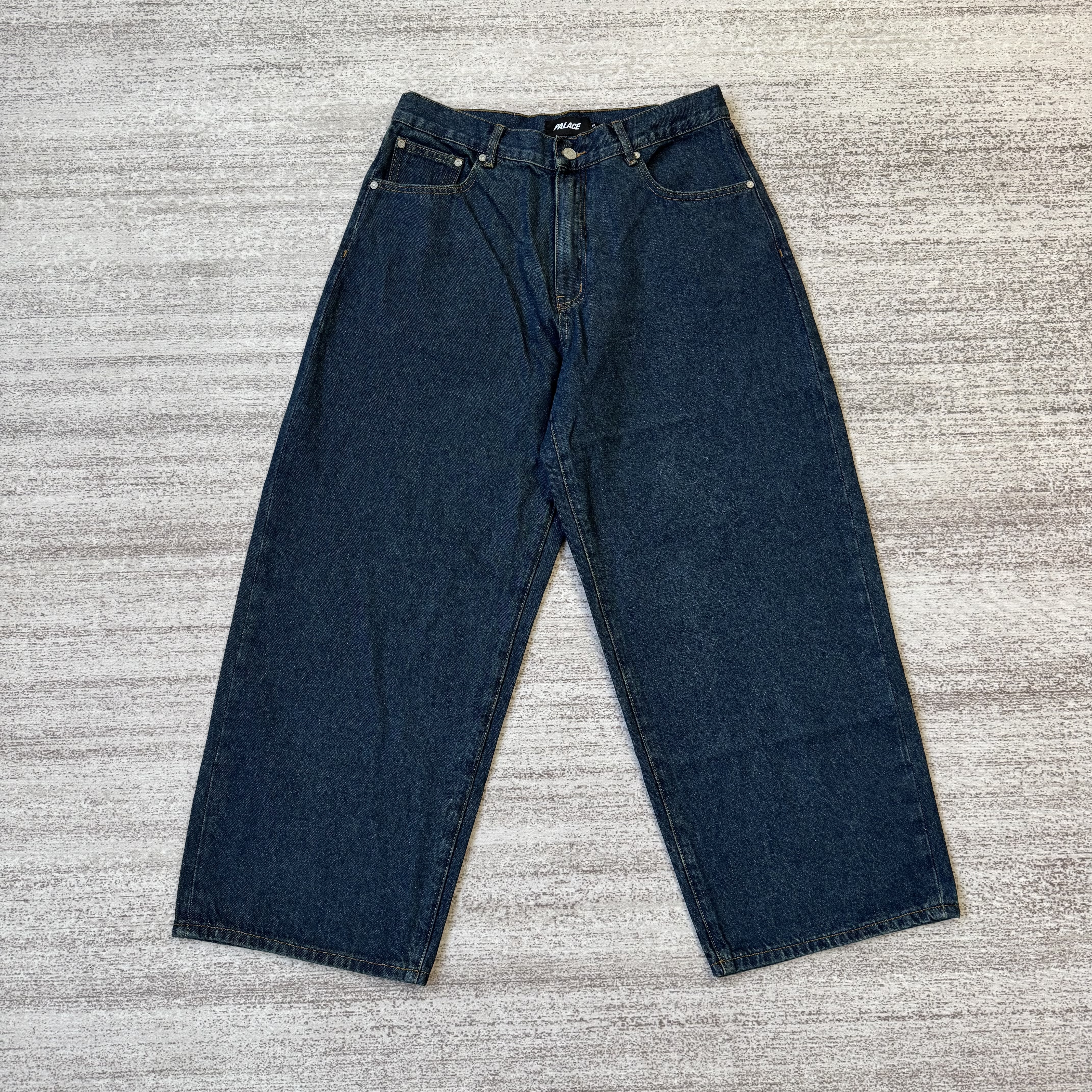 Pa super baggy jeans(drak blue)